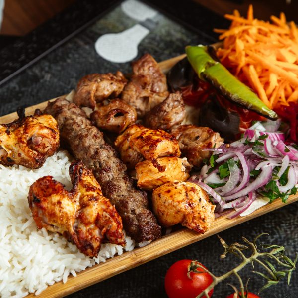 Kebab Served in The Plug Restaurant in Liverpool